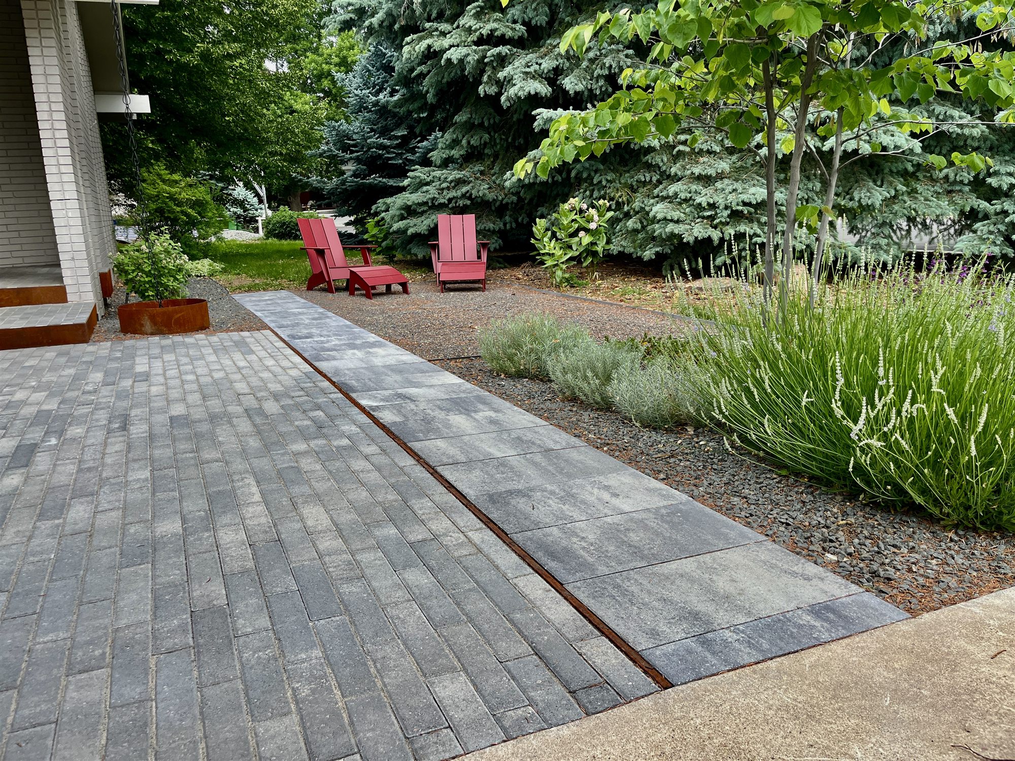 Stone walkway detail